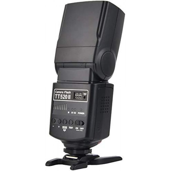 Godox 무선 433MHz GN33 카메라 플래시 스피드라이트, RT 송신기가 내장된 수신기 내장, Canon Nikon과 호환 가능 Sony Olympus Pentax Fuji DSLR 카메라(디퓨저 + 필터 + USB LED 포함)