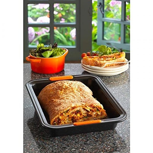 LE CREUSET 강화 붙지 않는 빵 굽는 기구 직사각형 케이크 틴 - 33 cm