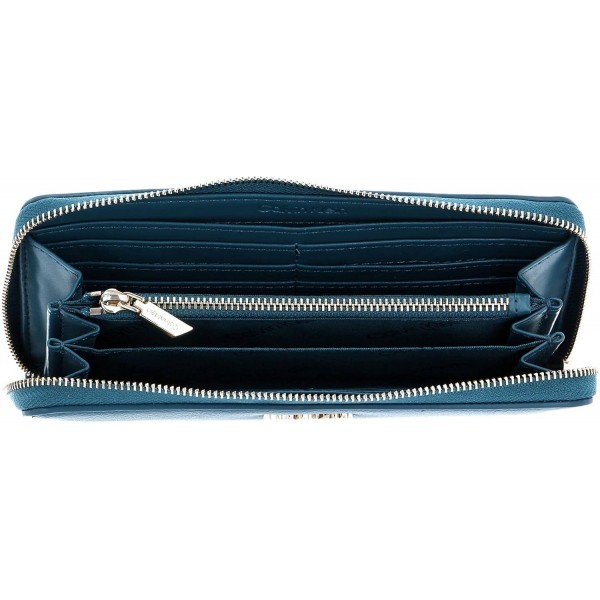 Calvin Klein CK Must Zip Around Wallet L Petrol