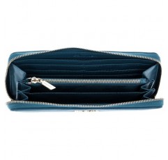 Calvin Klein CK Must Zip Around Wallet L Petrol