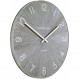 Thomas Kent Wharf Design Limestone Effect 대형 그레이 벽시계 - 22" 런던