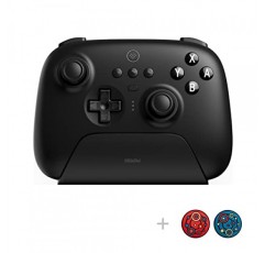충전 도크가 포함된 8Bitdo Ultimate Bluetooth 컨트롤러, 뒤로 버튼이 포함된 2.4g 무선 프로 게임패드, 홀 조이스틱, 모션 컨트롤 및 스위치용 터보 기능, 스팀 데크 및 PC Windo
