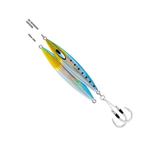 Daiwa SA-SK170G07 메탈 지그, 색상: 글로우 도트, 6온스, 7/0 후크 크기