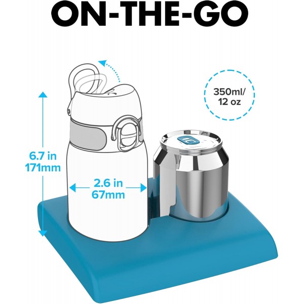 ion8 키즈 누출 방지 BPA 프리 상어 물병 350ml