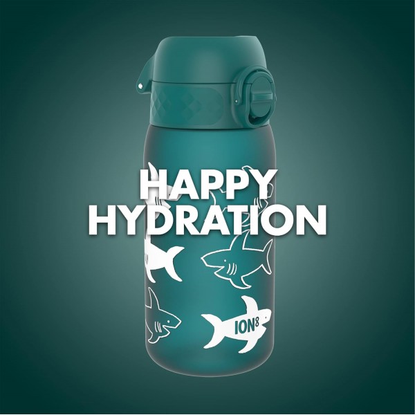 ion8 키즈 누출 방지 BPA 프리 상어 물병 350ml