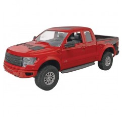 Revell 11233 Ford F-150 SVT Raptor, 플러그인 키트, 상세 모델 키트, 자동차 키트 1:25, 컬러풀