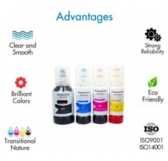 Cartridgeify 102 104 Epson 102 또는 104 잉크 카트리지 병 멀티팩과 호환 가능, EcoTank ET-2700 ET-2710 ET-2720 ET-2750 ET-3700 ET-3750 ET-4700 0 ET-47500