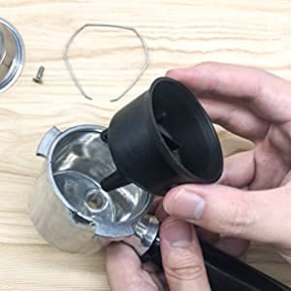 NEOUZA 51mm 스테인레스 스틸 필터 바구니 1/2/4 컵 에스프레소 밑면 포터필터, Delonghi,Yabano,Breville 51mm 커피 머신과 호환 가능. 선물: 블라인드 필터 및 스쿠프 클립