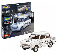 Revell 67713 1:24 모델 세트 Trabant 601S Builder's Choice 고급 사용자를 위한 충실한 자동차 모델 키트, 도색되지 않음