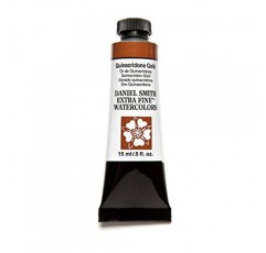 Daniel Smith 15ml 수채화 물감, 퀴나크리돈 골드, 0.5 Fl Oz (1팩)