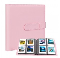 Fujifilm Instax Square SQ1/SQ6/SQ10/SQ20 카메라용 192 포켓 사진 앨범, Kodak Mini 3 Square,Mini Shot 3 Square, Mini Shot 3 Square 프린터, Instax Square Photo용 앨범, Kodak 3x3 사진(핑크)