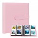 Fujifilm Instax Square SQ1/SQ6/SQ10/SQ20 카메라용 192 포켓 사진 앨범, Kodak Mini 3 Square,Mini Shot 3 Square, Mini Shot 3 Square 프린터, Instax Square Photo용 앨범, Kodak 3x3 사진(핑크)