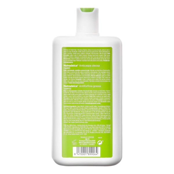 ISDIN 뉴트라데이카 비듬방지 샴푸 (400ml) | 과도한 피지 감소 | 가려움증 완화 및 비듬 완화 400ml(1팩)