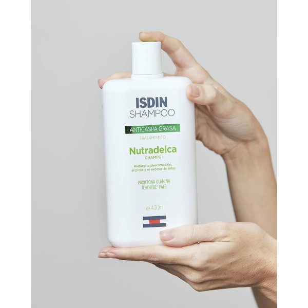 ISDIN 뉴트라데이카 비듬방지 샴푸 (400ml) | 과도한 피지 감소 | 가려움증 완화 및 비듬 완화 400ml(1팩)