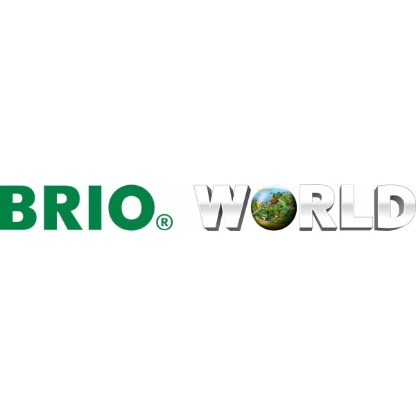 3세 이상 어린이를 위한 BRIO World Curved Train Bridge - 모든 BRIO 철도 세트 및 액세서리와 호환 가능