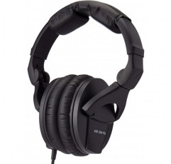 Sennheiser HD 280 PRO 전문가용 모니터링 헤드폰 Black & Stagg 고품질 마이크 케이블 XLR to XLR Male 6m Black Over-Ear Bundle with XLR to XLR Male 6m