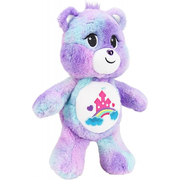 Care Bears 22439 Care-A-Lot Bear 40주년 기념 소원, 35 cm 수집 가능한 플러시 장난감, 어린이를 위한 부드러운 장난감 및 꼭 껴안고 싶은 장난감, 4세 이상의 소녀와 소년에게 