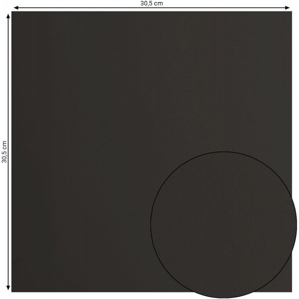 Vaessen Creative Florence Cardstock Paper, Black, 200 gsm, 정사각형, 30.5 x 30.5 cm, 100개 팩, 부드러움, 스크랩북, 카드 제작, 다이 커팅 및 기타 종이 공예용