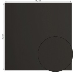 Vaessen Creative Florence Cardstock Paper, Black, 200 gsm, 정사각형, 30.5 x 30.5 cm, 100개 팩, 부드러움, 스크랩북, 카드 제작, 다이 커팅 및 기타 종이 공예용