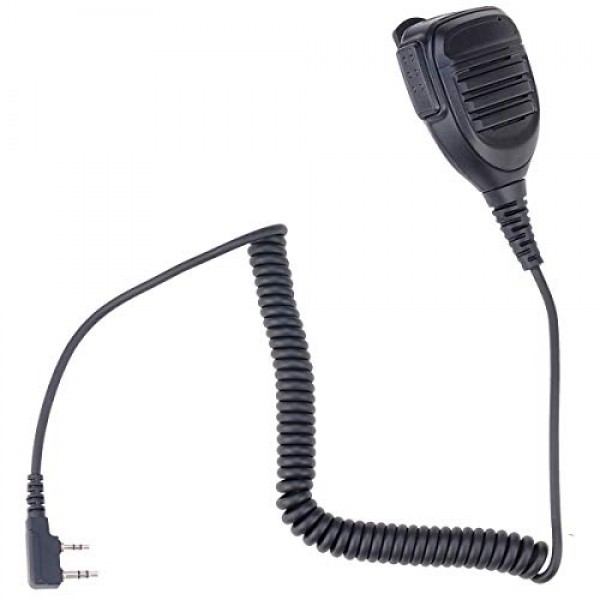 Baofeng Kenwood BTECH Retevis TYT 워키 토키 라디오 핸드 헬드 강화 케이블과 호환되는 방수 스피커 마이크 숄더 마이크