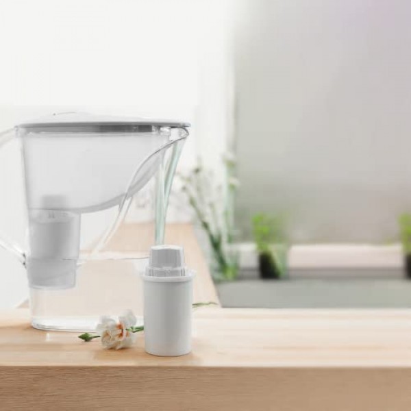 DAFI 표준 정수 필터 교체용 3팩 Brita Classic과 호환 가능 | 최대 135일 동안 지속 | 신선한 식수, 수돗물용 물방울 필터, 정수기 피처 | BPA 프리