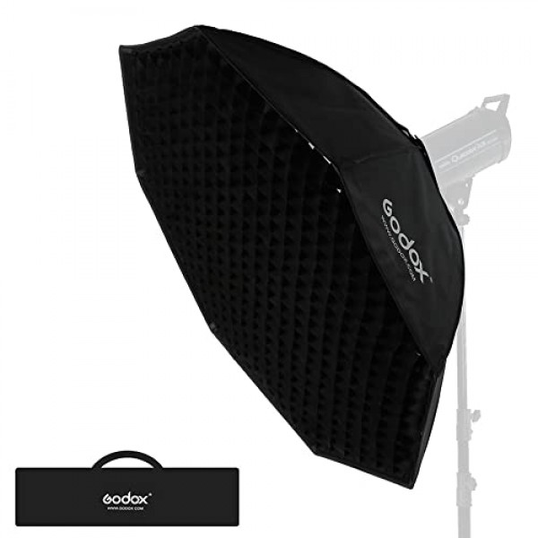 Godox 37/ 95cm 옥타곤 소프트박스, Bowens 마운트 소프트박스 호환 스튜디오 스트로브 조명 MS300 SK400II AD600 AD400Pro 및 VL150II VL300II SL-60W SL60II SL150III SL300III SZ200Bi LED 조명(FW 95