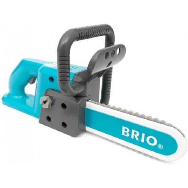 BRIO Builder 전기톱 전동 공구 - 3세 이상 어린이를 위한 건축 및 건설 장난감 - 척 놀이