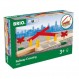 BRIO World 33388 - 철도 건널목 - 3세 이상 어린이를 위한 4피스 나무 장난감 기차 액세서리