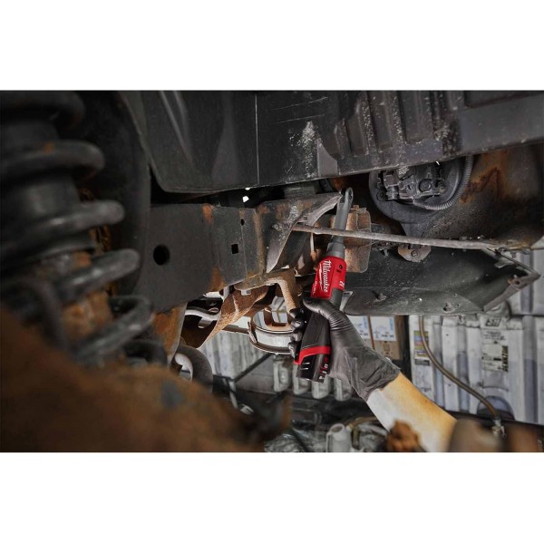 Milwaukee 무선 라쳇 M12 FHIR14LR-0 FUEL 1/4' 12V, 라쳇, 47Nm 토크의 라쳇 렌치