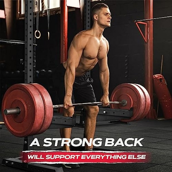 Yes4All 1,000 LBS 용량 - 프리미엄 안전 스쿼트 바 부착 장치 - 2x2인치 튜브용 바벨 스포터 암, 구멍 1인치 스쿼트 랙, 파워 케이지