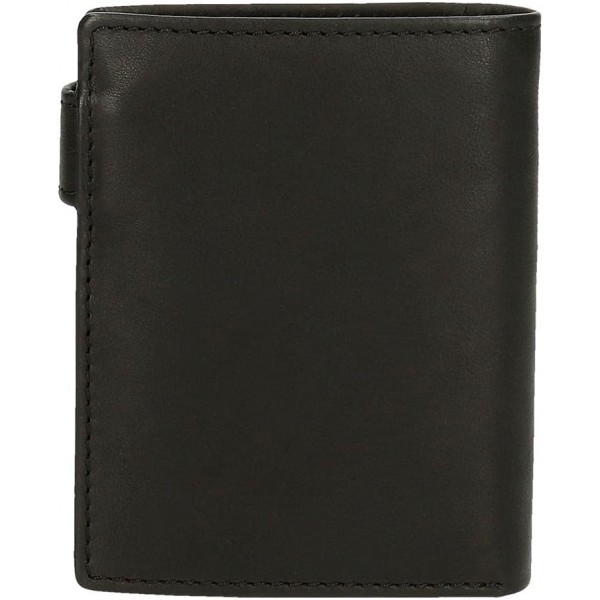 PPE Jeans Licenses Wallet for Unisex Adult PJL Jackson Black Vertical Wallet