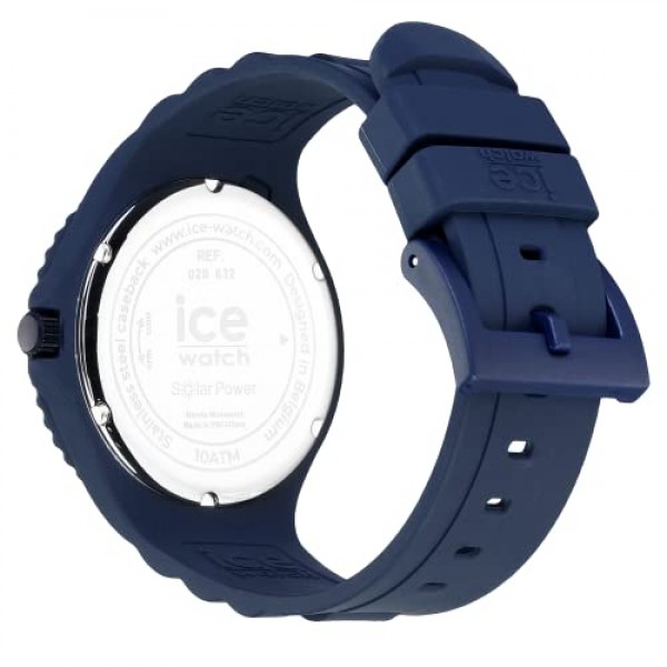 Ice-Watch - ICE Generation Solar Blue RG - 실리콘 스트랩이 포함된 블루 남성용 시계 - 020632(대형), 파란색, 스트랩