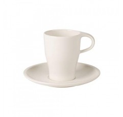 Villeroy & Boch의 Coffee Passion 커피 머그 & 접시 세트 - 프리미엄 도자기 - 독일산 - 식기세척기 및 전자레인지 금고 - 13온스 용량