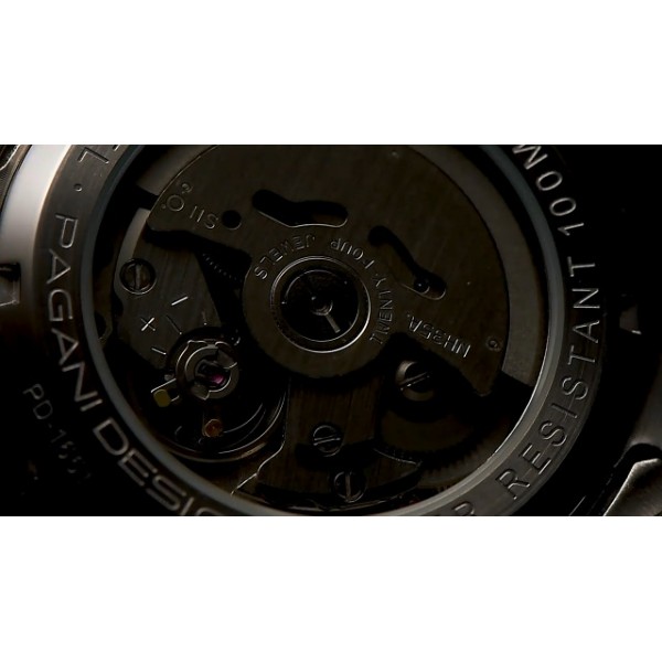 Pagani Design 남성용 시계 자동 방수 100m 기계식 시계 세라믹 베젤 스테인레스 스틸 남성용 다이빙 시계 사파이어 남성용 손목 시계