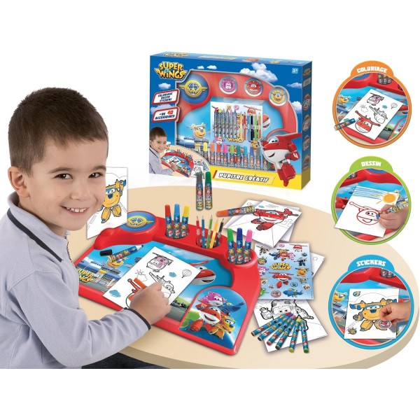 Asmodée Canal Toys – ct13502 Super Wings – Creative Desk