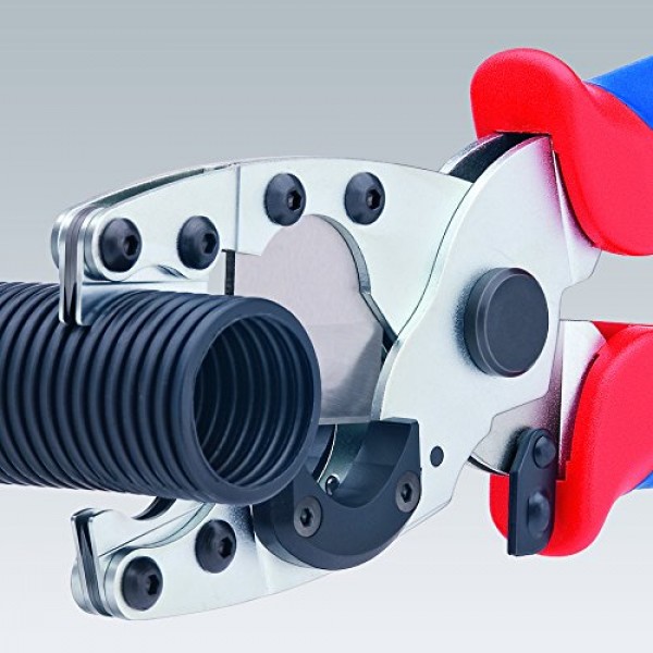 KNIPEX 공구 - PVC 파이프 커터, 크롬, 다중 구성 요소(902520)