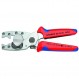 KNIPEX 공구 - PVC 파이프 커터, 크롬, 다중 구성 요소(902520)