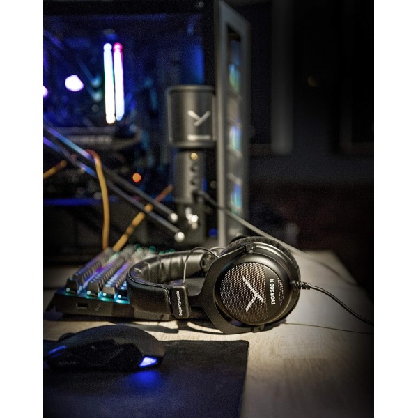 beyerdynamic TYGR 300 R 헤드폰, 개방형 게임용 헤드폰, 유선, 검정색, PS4 콘솔, PC, Xbox, Nintendo 및 Mac에 적합 ... ...