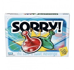 Hasbro Gaming 죄송합니다! 어린이 및 성인을 위한 가족 보드 게임, 2~4인용, 어린이 부활절 선물 또는 바구니 채우기, 6세 이상(Amazon 독점)