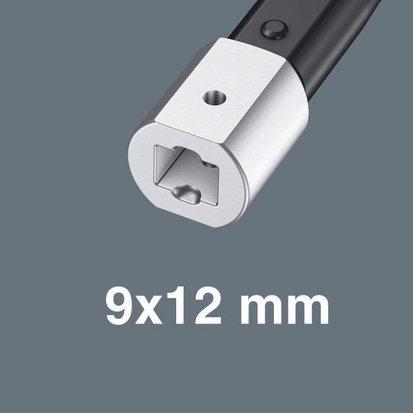 Wera Click-Torque XP 1 사전 설정(조정 가능) 토크 렌치, 9x12mm 드라이브, 2.5-25 Nm, 05075670001