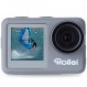Rollei Actioncam - 4k 비디오 해상도를 지원하는 WiFi 액션 캠, 다양한 액세서리가 포함된 방수 액션 캠코더, 실버