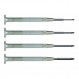 Moody Tools 58-0219 크롬 바나듐 강철 JIS형 드라이버 세트, 4개, 은색