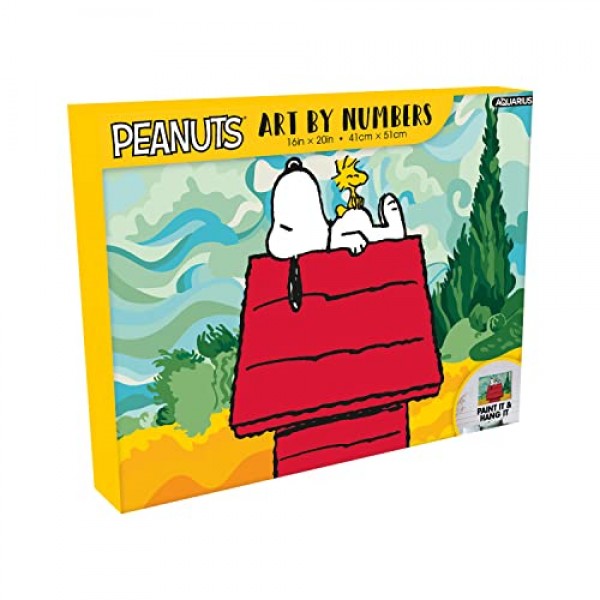 AQUARIUS - Peanuts Snoopy Chill Art by Numbers Snoopy & Woodstock