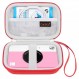 KODAK Printomatic 디지털 즉석 인쇄 카메라용 Canboc 하드 휴대용 케이스, 인화지용 메쉬 백, 케이블, 빨간색