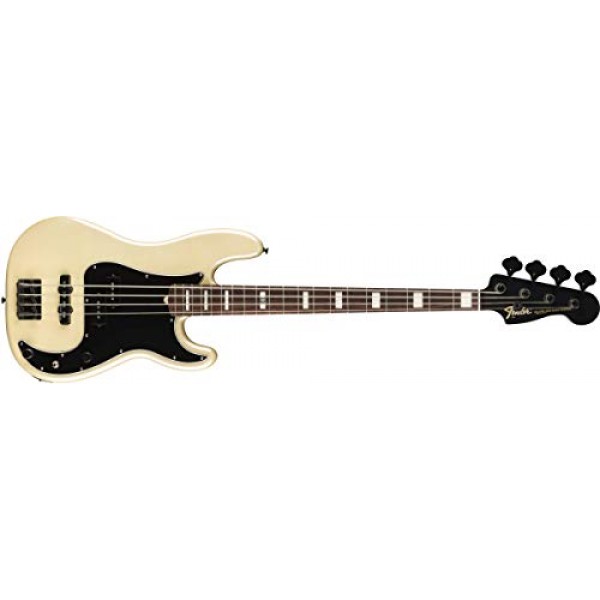 Fender Duff McKagen 디럭스 정밀 베이스, 화이트 펄, 로즈우드 핑거보드