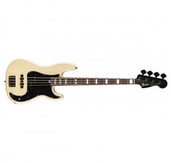 Fender Duff McKagen 디럭스 정밀 베이스, 화이트 펄, 로즈우드 핑거보드