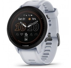 Garmin Forerunner® 955, GPS 러닝 스마트워치, 철인 3종 경기 선수에 맞춰 제작됨, 오래 지속되는 배터리, Whitestone