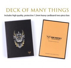 게임 마스터의 상인 The Deck of Many Things | Dungeons and Dragons(D&D) 5판과 호환 가능 | Dungeon Masters 및 PC 사용 | 5e 액세서리 | DND 주사위 TTRPG