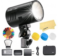 Godox AD100 Pro AD100Pro Godox 플래시, Canon Sony Nikon Fujifilm Fuji Olympus Pentax 카메라, 100Ws 2.4G TTL HSS 1/8000s,7.2V/2600mAh 리튬 이온 배터리, 360 최대 전력 플래시, 0.01-1.5s 재활용 시간
