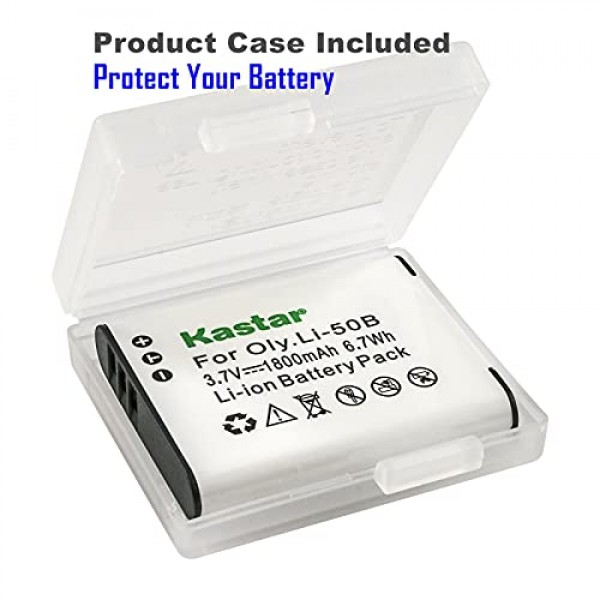 Kodak LB-050 LB-052 배터리, PixPro FZ151, Kodak PixPro FZ152, Pixpro FZ201, Pixpro SL10 스마트 렌즈, Pixpro SL25 스마트 렌즈, Pixpro SPZ1 카메라용 Kastar 4팩 배터리 및 AC 벽면 충전기 교체